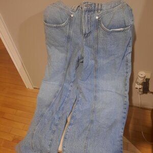 Garage wide-leg jeans